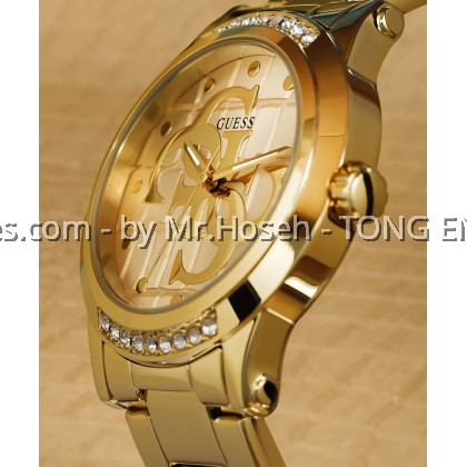 GUESS Ladies Gold Tone Analog 36mm Watch GW0861L2 GUESS Ladies Gold Tone Analog 36mm Watch GW0861L2