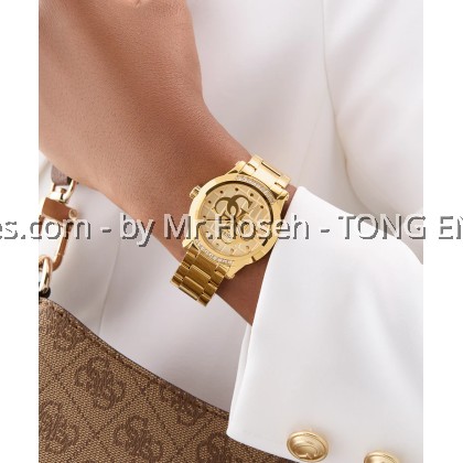 GUESS Ladies Gold Tone Analog 36mm Watch GW0861L2 GUESS Ladies Gold Tone Analog 36mm Watch GW0861L2
