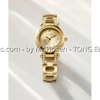 GUESS Ginger Ladies Gold Tone Analog 30mm Watch GW0869L4