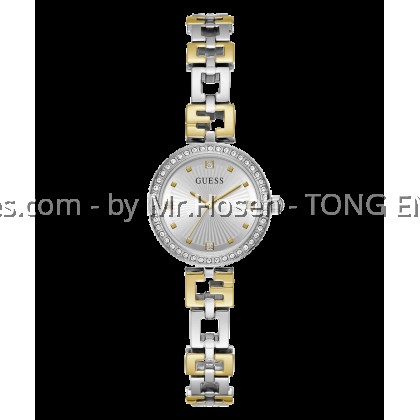GUESS Ladies 2-Tone Silver Tone Analog 26mm Watch GW0655L1 GUESS Ladies 2-Tone Silver Tone Analog 26mm Watch GW0655L1