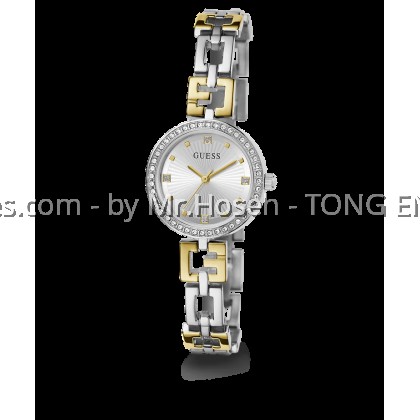 GUESS Ladies 2-Tone Silver Tone Analog 26mm Watch GW0655L1 GUESS Ladies 2-Tone Silver Tone Analog 26mm Watch GW0655L1