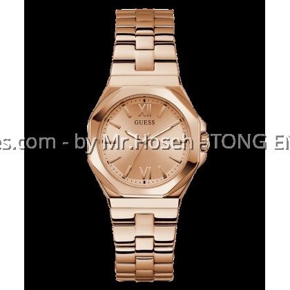 GUESS Ladies Rose Gold Tone Analog 34mm Watch GW0873L3