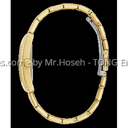 GUESS Tank Ladies Gold Tone Analog 27mm Watch GW0874L4