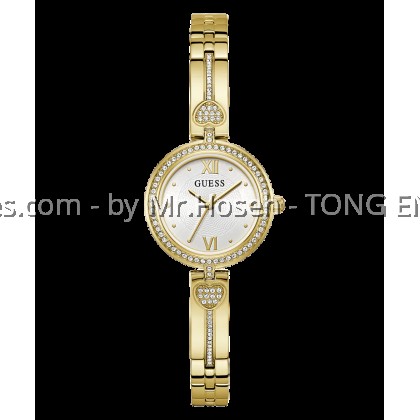 GUESS Ladies Gold Tone Analog 27mm Watch GW0655L2
