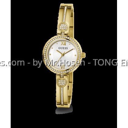 GUESS Ladies Gold Tone Analog 27mm Watch GW0655L2
