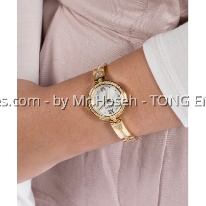 GUESS Ladies Gold Tone Analog 27mm Watch GW0655L2