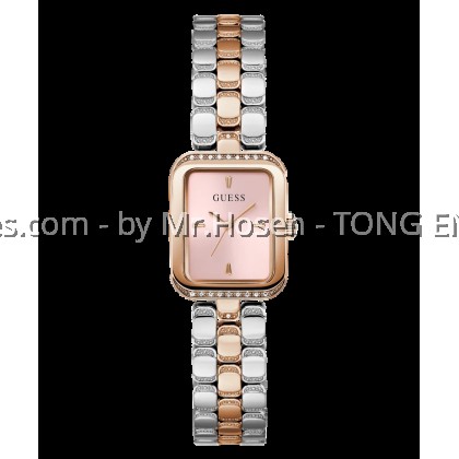 GUESS Ladies 2-Tone Rose Gold Tone Analog 22mm Watch GW0865L5