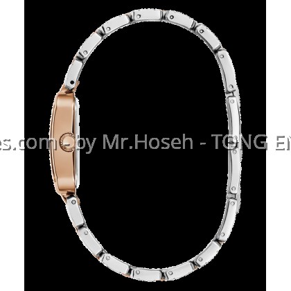 GUESS Ladies 2-Tone Rose Gold Tone Analog 22mm Watch GW0865L5