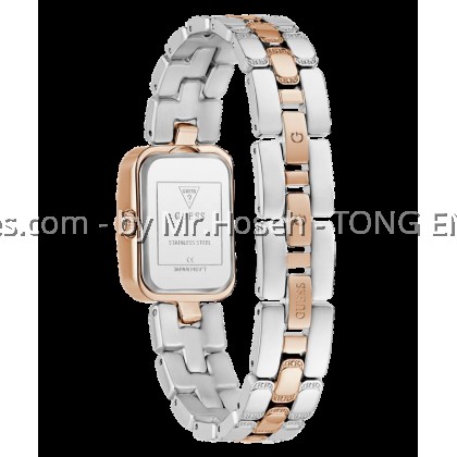 GUESS Ladies 2-Tone Rose Gold Tone Analog 22mm Watch GW0865L5