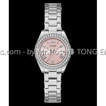 GUESS Mini Luna Ladies Silver Tone Analog 30mm Watch GW0841L4 GUESS Mini Luna Ladies Silver Tone Analog 30mm Watch GW0841L4