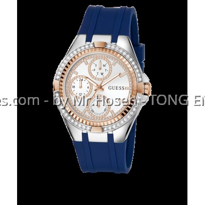 GUESS Ladies Blue 2-Tone Multi-function 39mm Watch GW879L2 GUESS Ladies Blue 2-Tone Multi-function 39mm Watch GW879L2