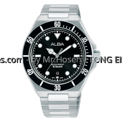 Alba Active Sport 'Black Sub' Quartz AS9W19X1