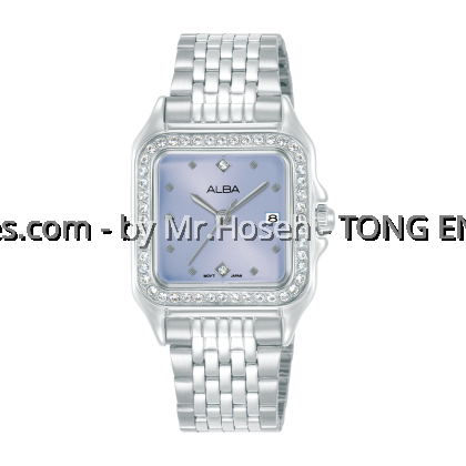 Alba Fashion Crystal Bezel Rectangle Ladies' Quartz AH7FF1X1 Alba Fashion Crystal Bezel Rectangle Ladies' Quartz AH7FF1X1