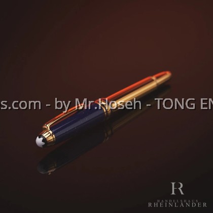 Montblanc Meisterstück Solitaire Lapislazuli Hommage à Wolfgang Amadeus Mozart Fountain Pen + CD Set 20114M