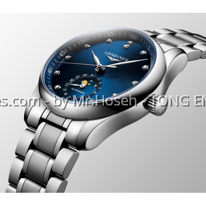 LONGINES MASTER COLLECTION MOONPHASE 34MM L2.409.4.97.6 L24094976 LONGINES MASTER COLLECTION MOONPHASE 34MM L2.409.4.97.6 L24094976