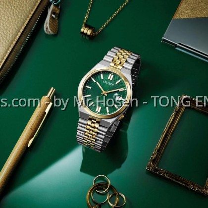 Citizen Mechanical Tsuyosa 60 Two Tone 40mm Men's Watch NK0024-54X
