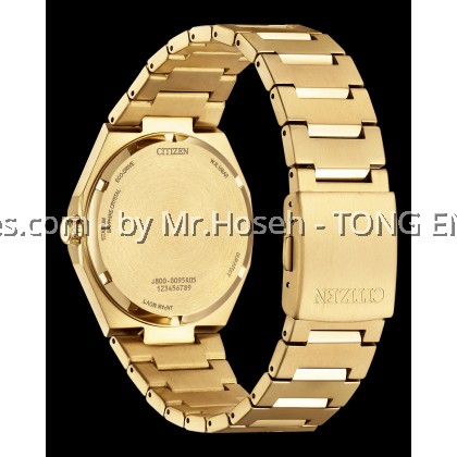 Citizen Zenshin Eco-Drive Super Titanium Day-Date Gold Watch AW0132-55P