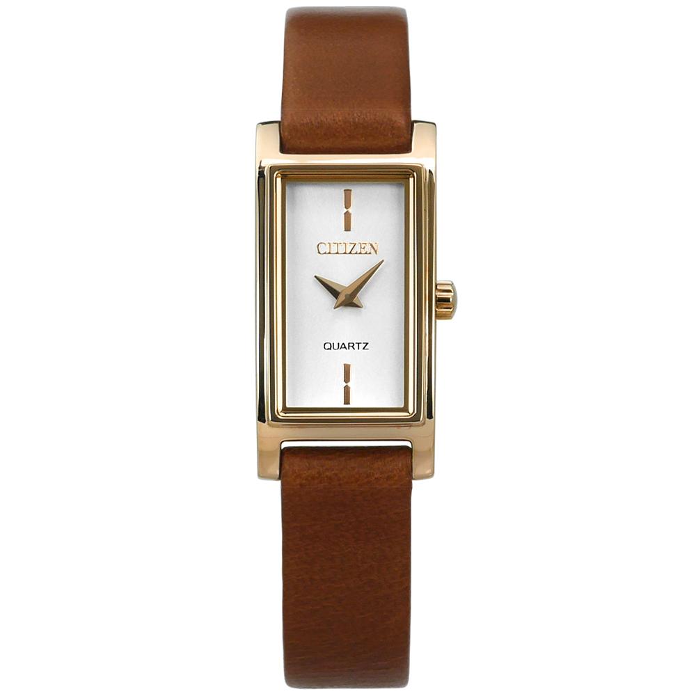 Rectangular Citizen Watch Citizen Ladies Rectangular Quartz Watch EZ6368-15A